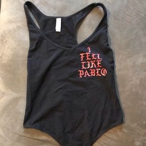 “i feel like pablo” bodysuit